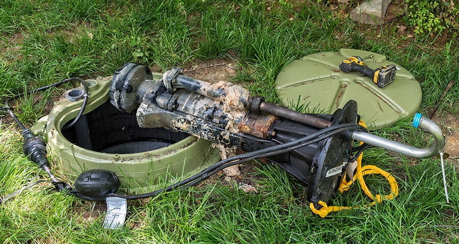 Sewage grinder pump repair in WI