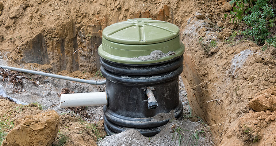 Sewage grinder pump services in Wisconsin